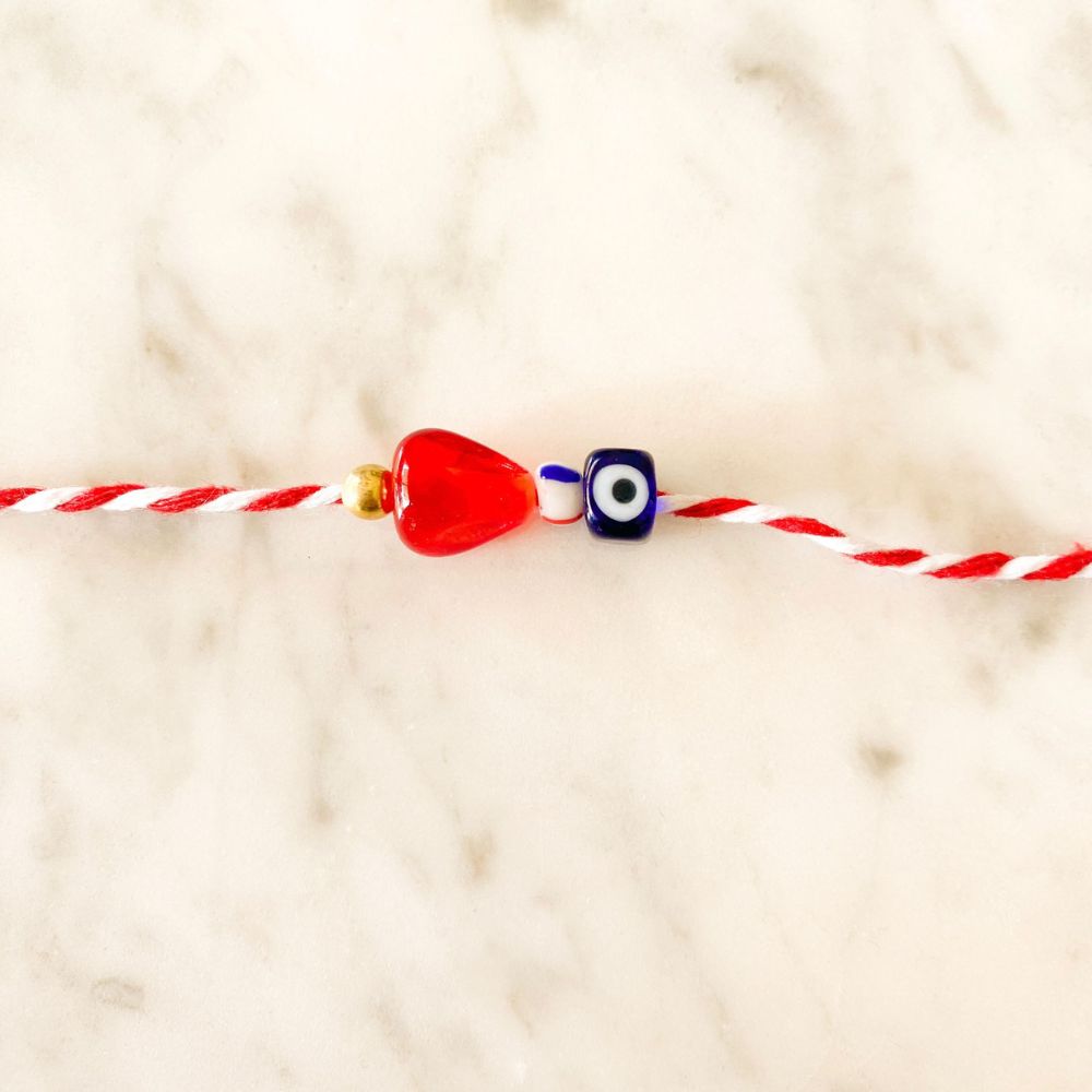 Martenitsa Bracelet | Pomegranate Seed