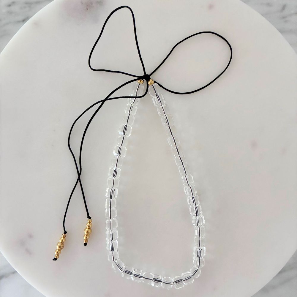 Bow Crush No. 01 | Kristal Kuvars Kolye