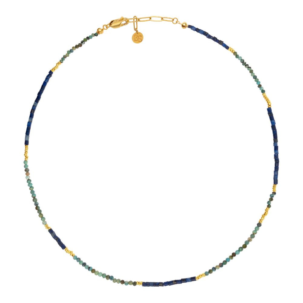 Dreamscape Lapis Lazuli Turquoise Necklace