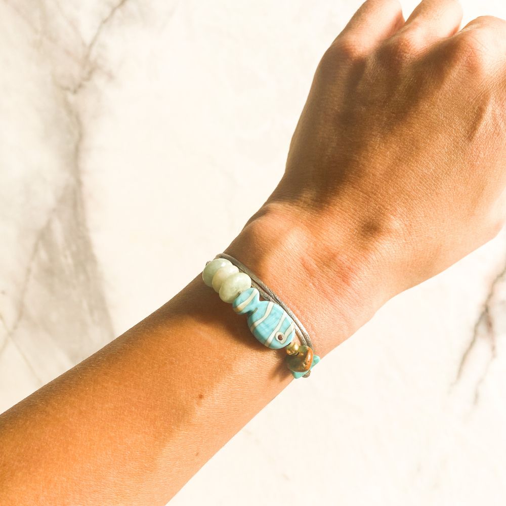 Gratitude Aventurine Turquoise Bracelet