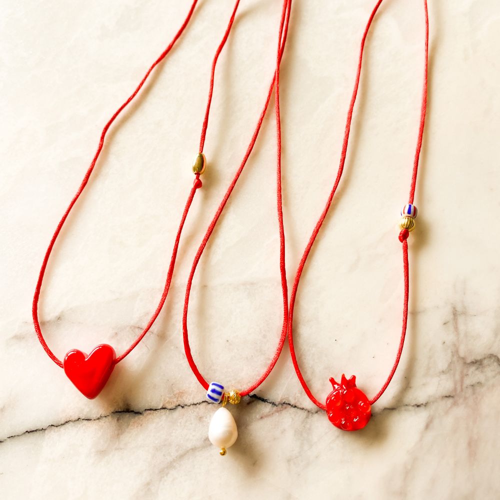 Red String No.2 Nar Kolye / Bileklik