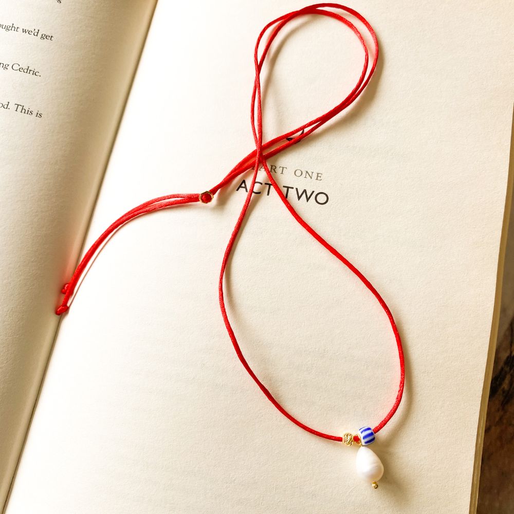 Red String No.1 Pearl Necklace / Bracelet