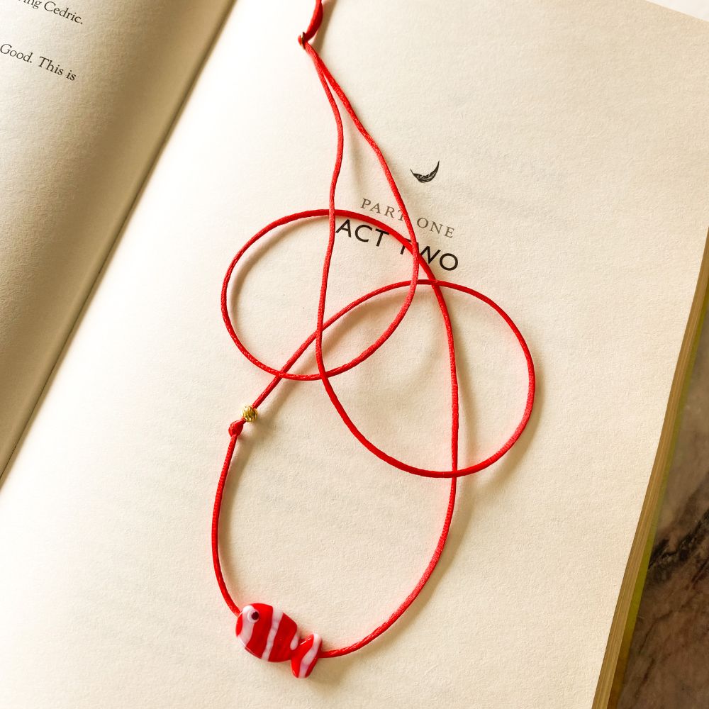 Red String No.6 Kırmızı Balık Kolye / Bileklik