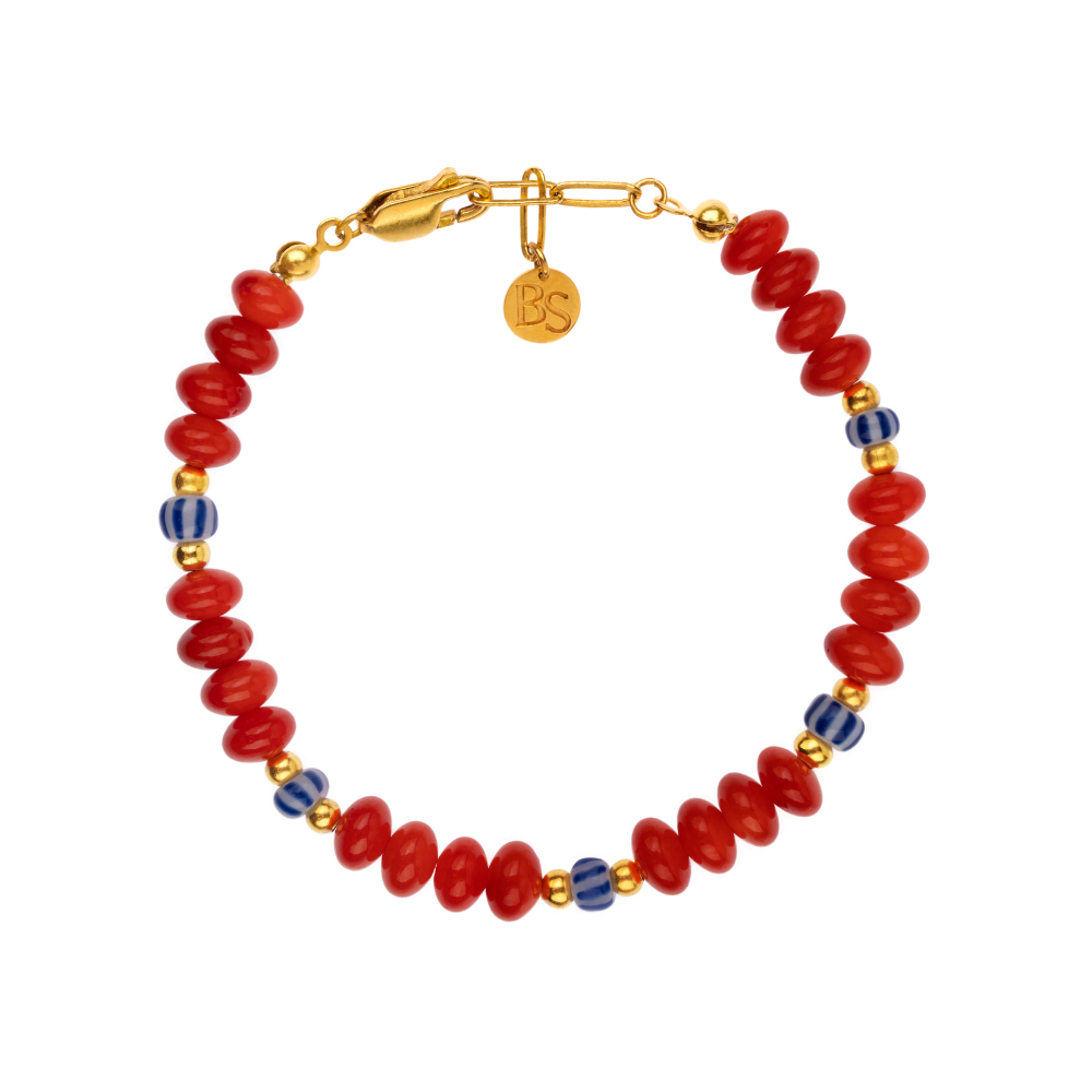 Sol's Embrace Coral Bracelet