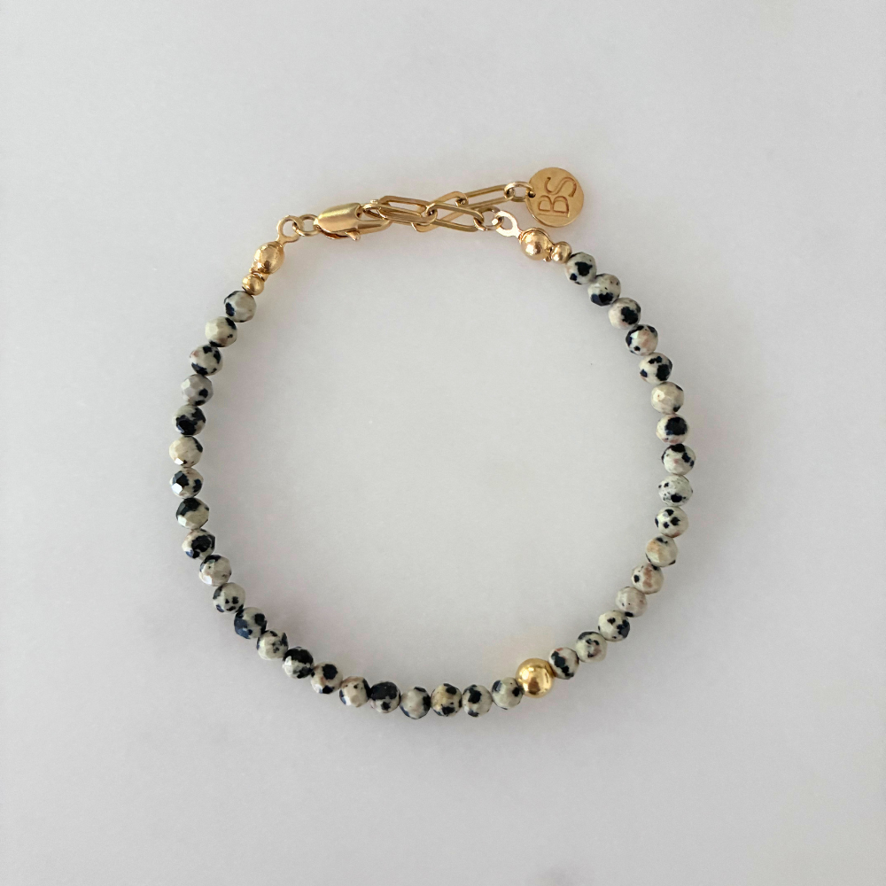 Sienna Lapis Lazuli & Coral & Agate Bracelet
