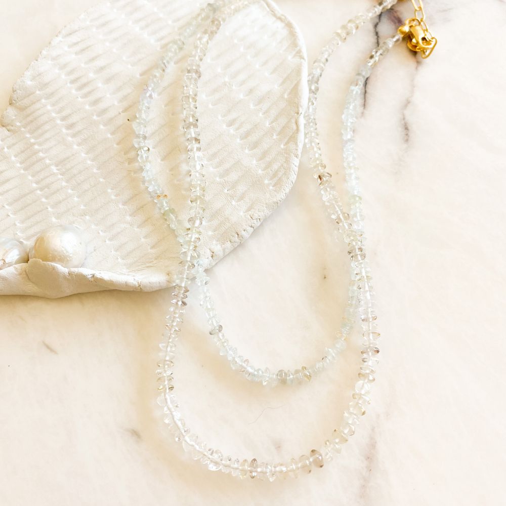 Droplets | Lemon Quartz Necklace