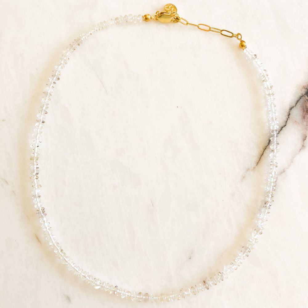 Droplets | Lemon Quartz Necklace