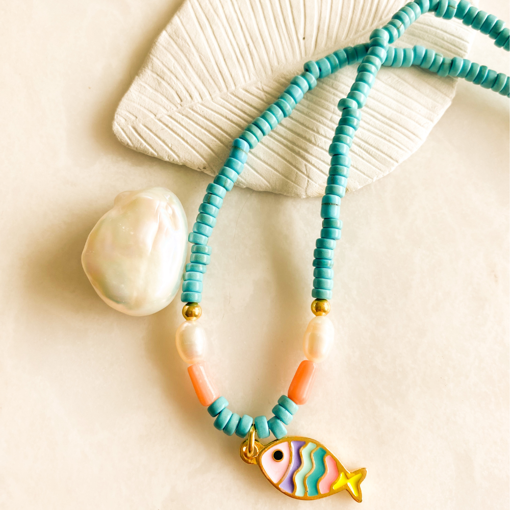 Neon Fish Kolye