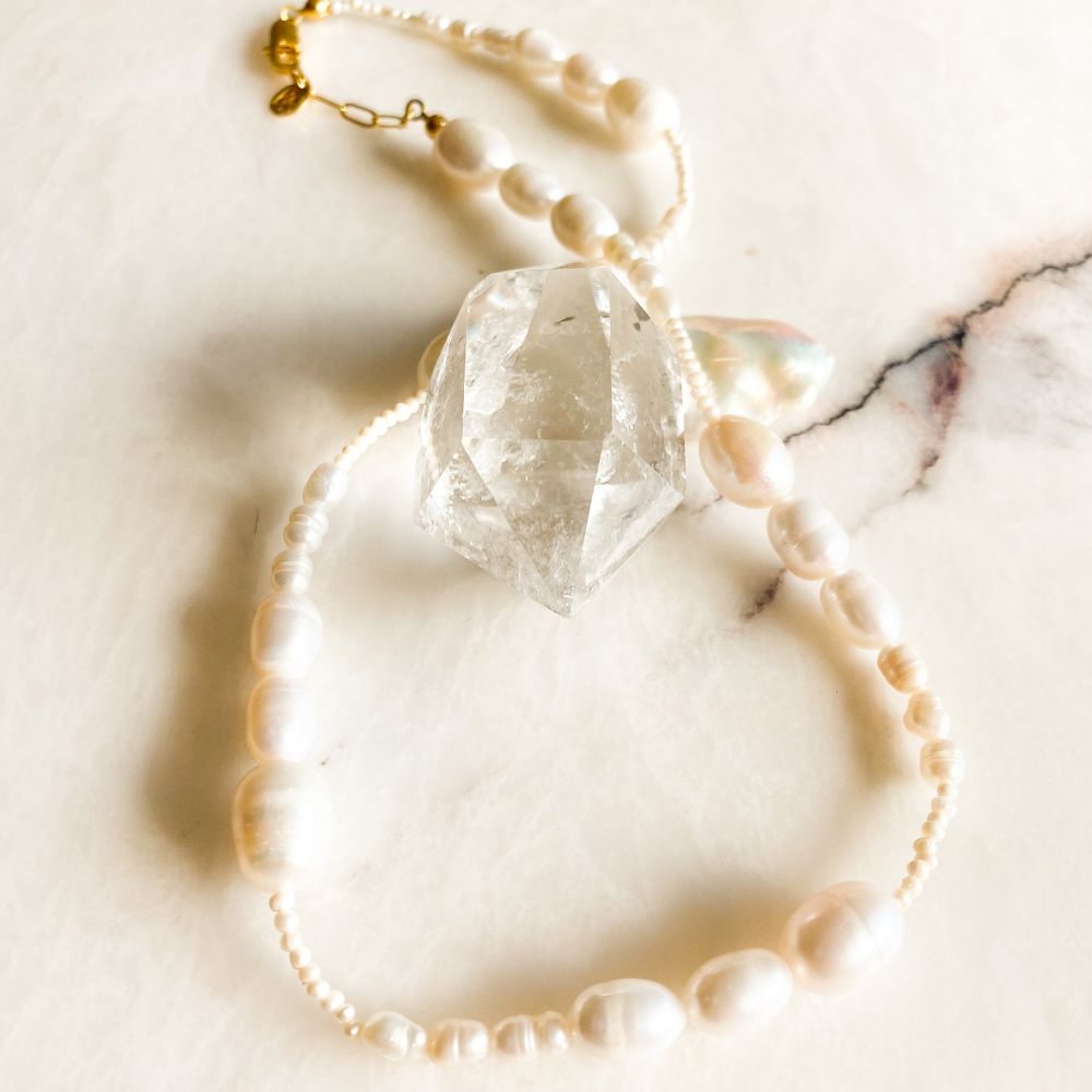 Not Your Granny's Pearls Necklace