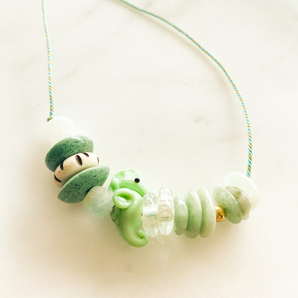 Seaweed Seahorse Bracelet
