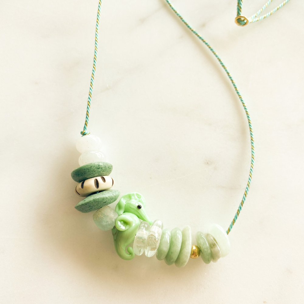 Seaweed Seahorse Bracelet
