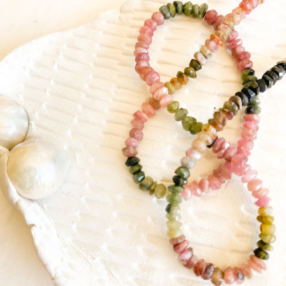 Watermelon Tourmaline Necklace
