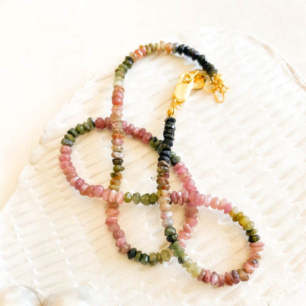 Watermelon Tourmaline Necklace