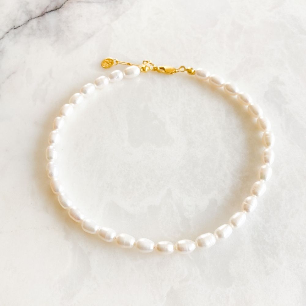 30 SPF Necklace | Oval Pearl