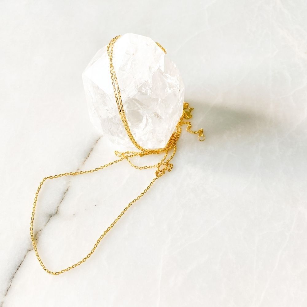 Basic Silver Chain Necklace | 70 cm