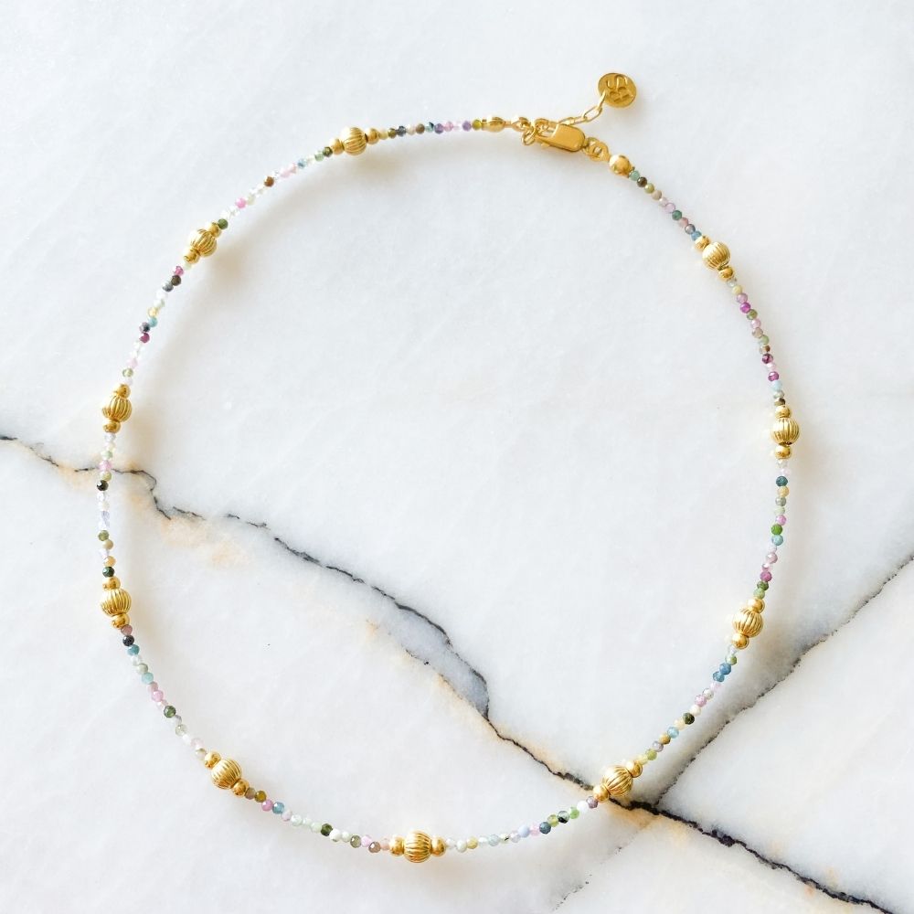 Aalia Tourmaline & Silver Necklace