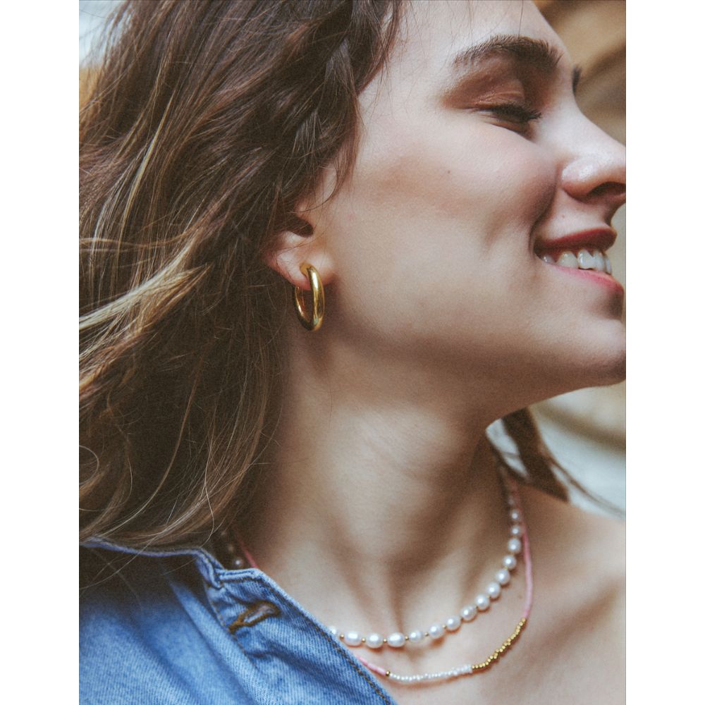 Aarin Fair Pearl & Silver Necklace