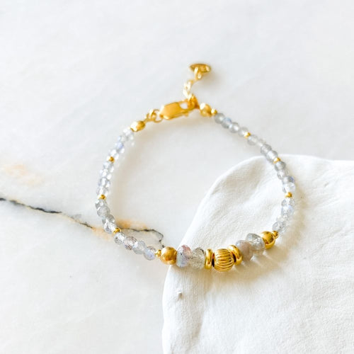 Amaira Labradorite & Silver Bracelet