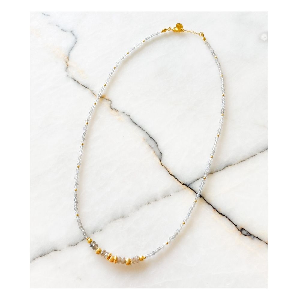 Amaira Labradorite & Silver Necklace