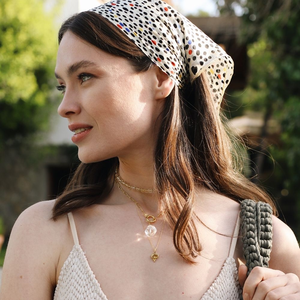 Mara Crystal Quartz Chain Necklace
