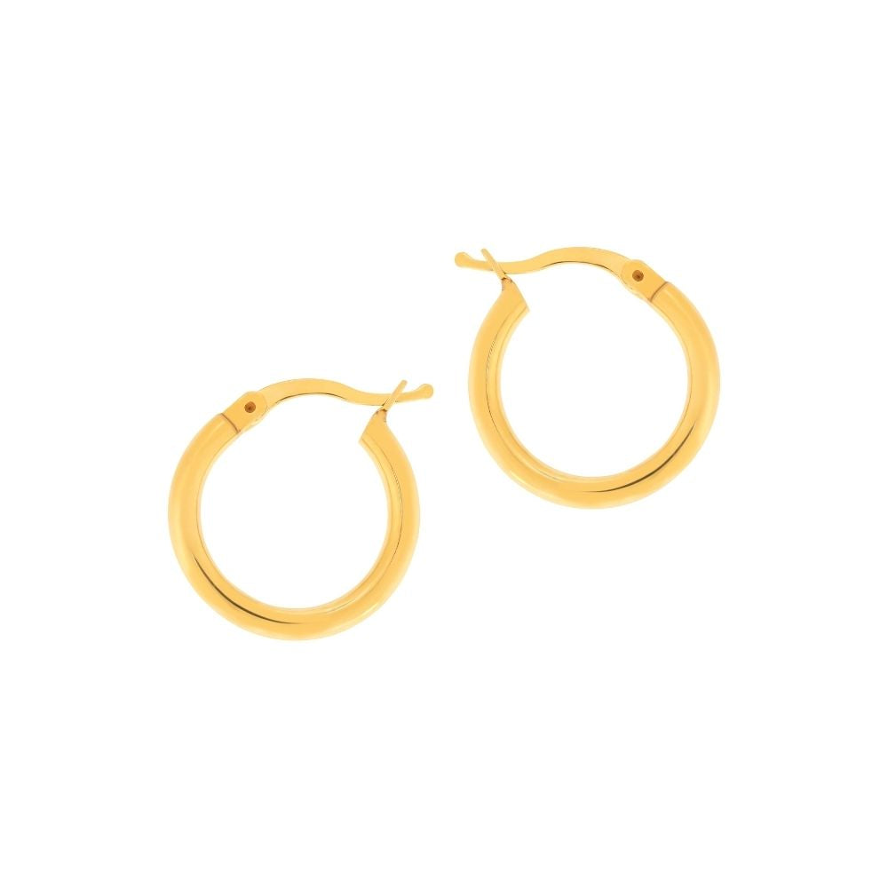 Aura Hoops Silver Earrings