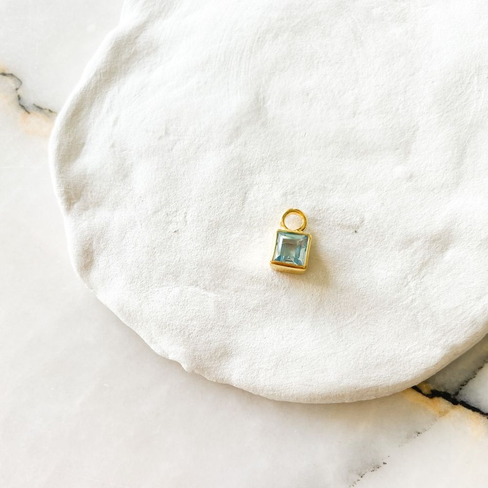 Empath Blue Topaz Earring Charm