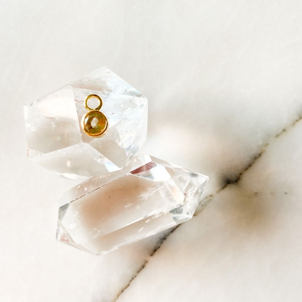 Optimist Lemon Quartz Earring Charm