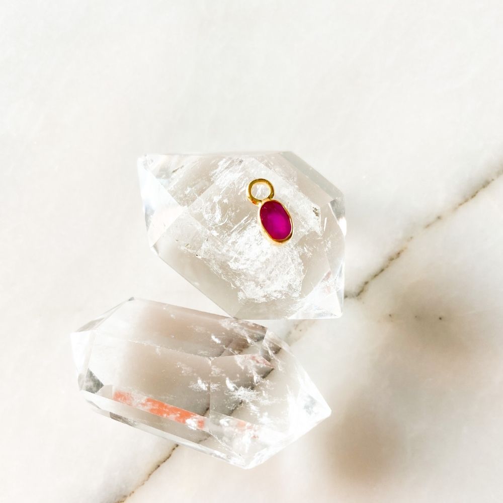 Perfectionist Ruby Earring Charm