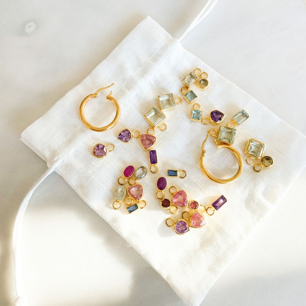 Optimist Lemon Quartz Earring Charm