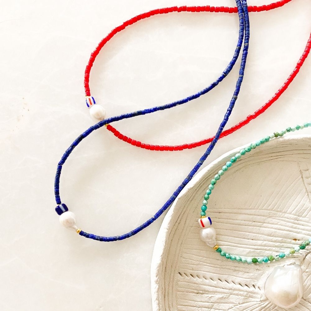Beach Ready Necklace | Turquoise
