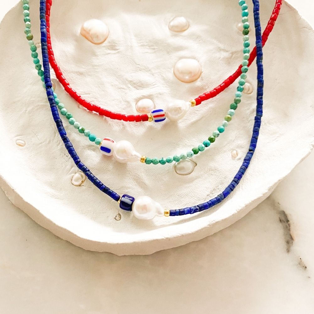 Beach Ready Necklace | Turquoise