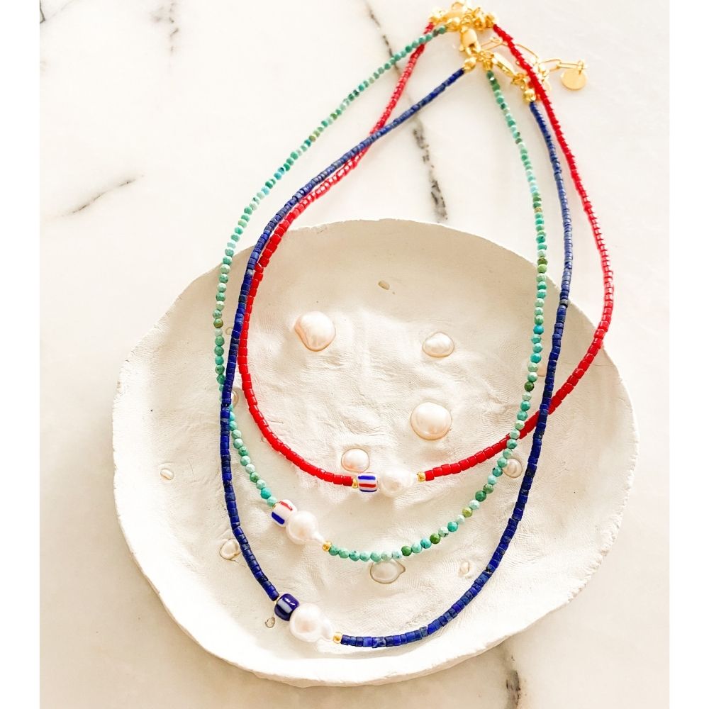 Beach Ready Necklace | Turquoise