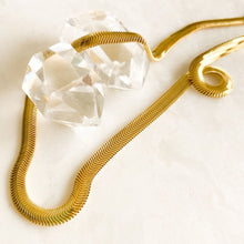 Load image into Gallery viewer, Bold Serpent Silver Chain Necklace