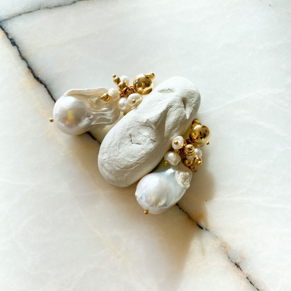 Calypso Baroque Pearl Earrings
