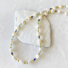 Load image into Gallery viewer, Carmen Natural Pearl &amp; Natural Stone Necklace