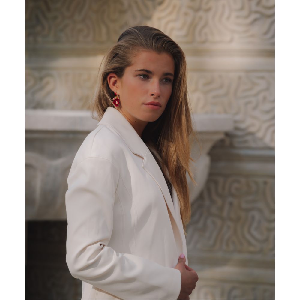 Coral Coral Earrings