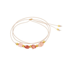 Görseli Galeri görüntüleyiciye yükleyin, Across the Universe Rose Quartz Bileklik