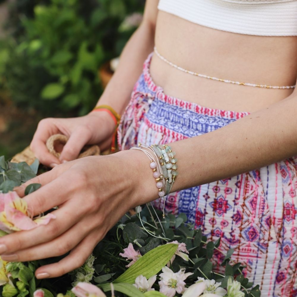Innerchild Jasper & Aquamarine Bracelet