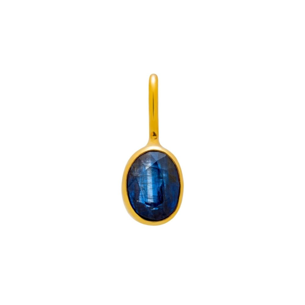 Egg Kyanite Charm
