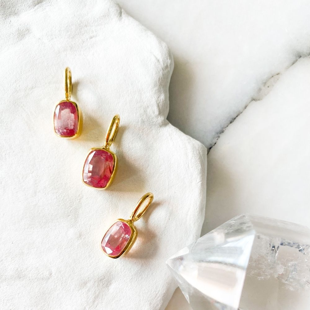 Egg Morganite Charm I Limited Edition