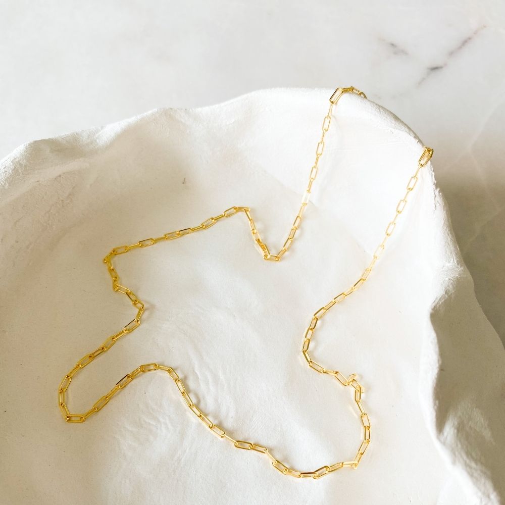 Everly Silver Chain Necklace