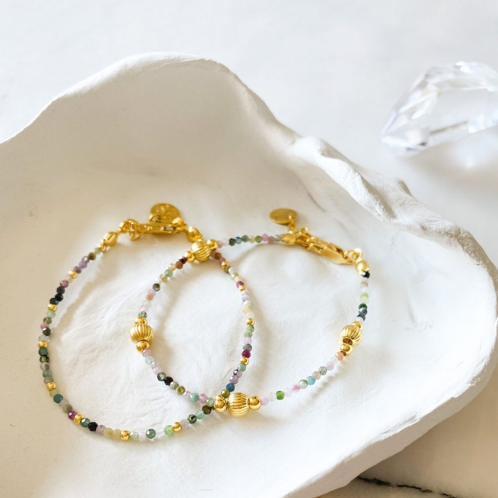 Faiza Tourmaline & Silver Bracelet