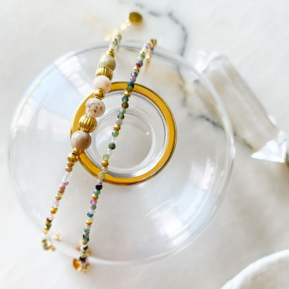 Faiza Tourmaline & Silver Bracelet