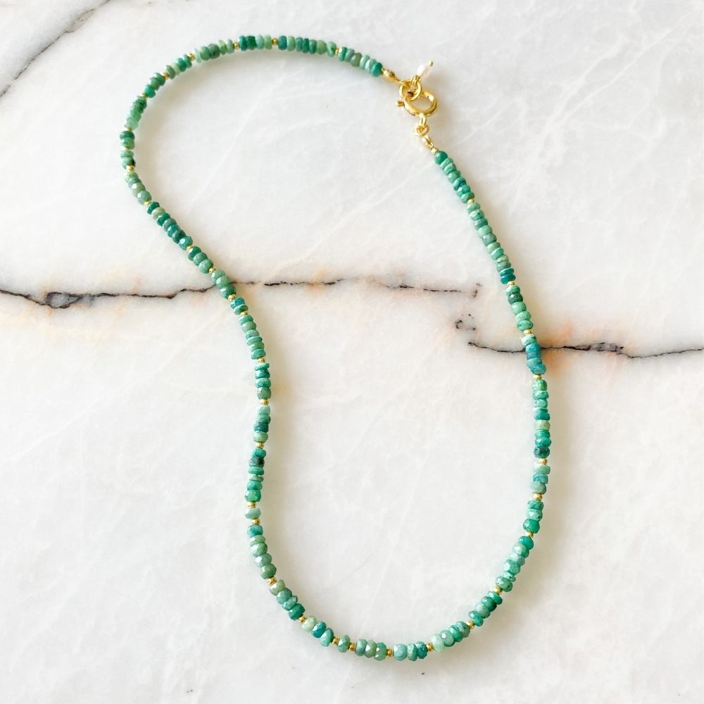 Gaia Emerald Necklace I Limited Edition