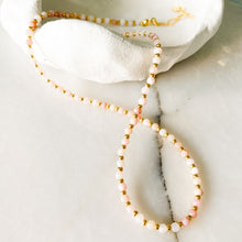 Load image into Gallery viewer, Giselle Pink Opal Necklace