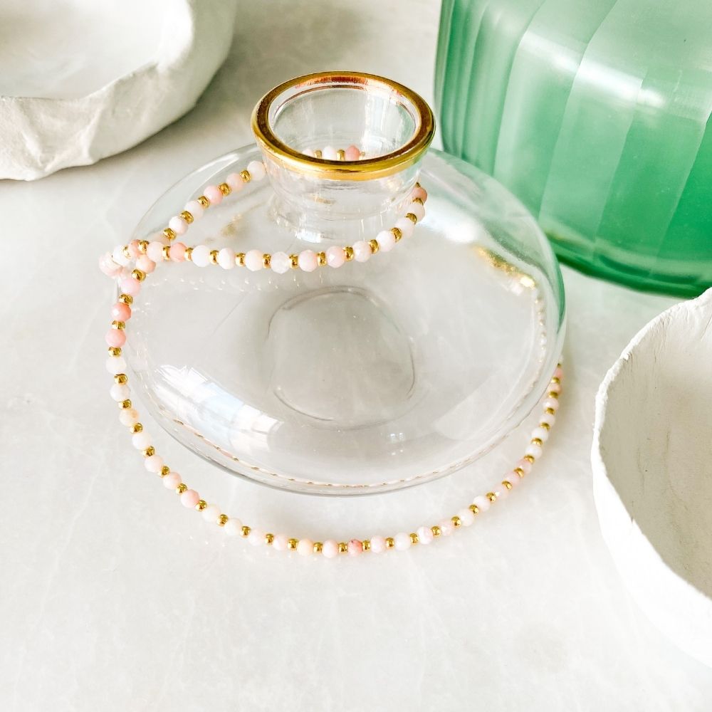 Giselle Pink Opal Necklace