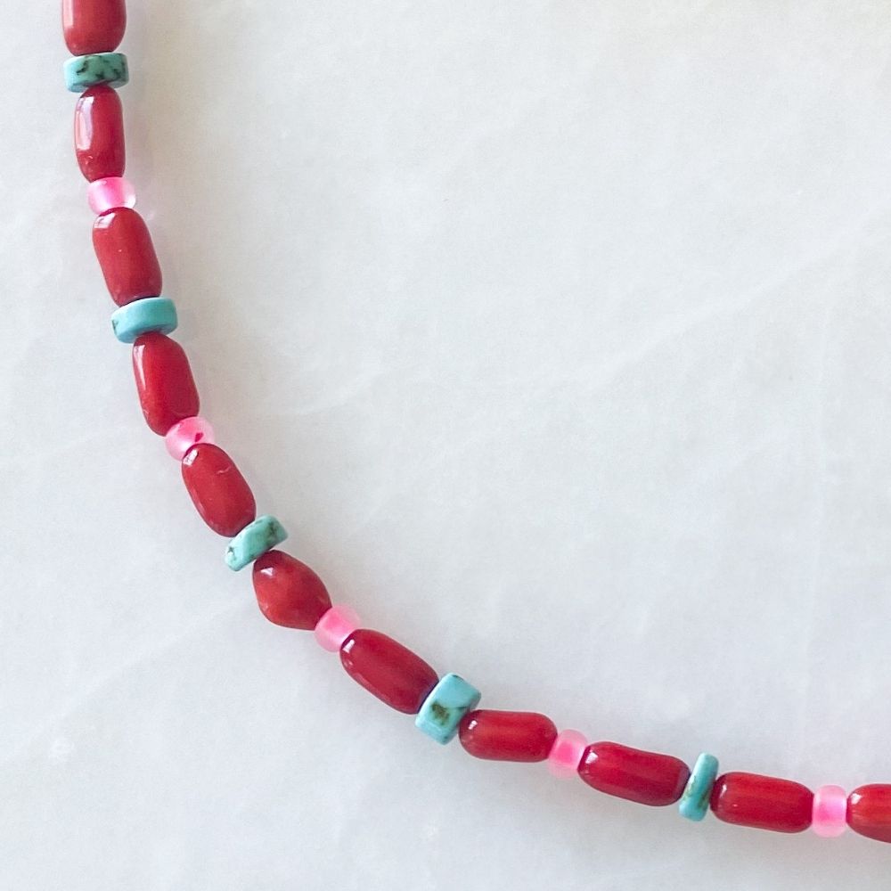 Harmon Coral & Turquoise Necklace