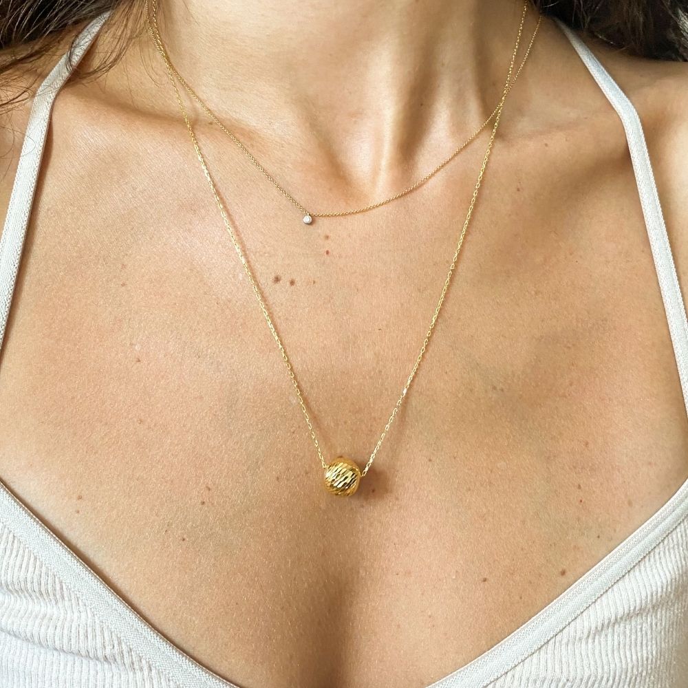 Having A Ball Silver Chain Necklace