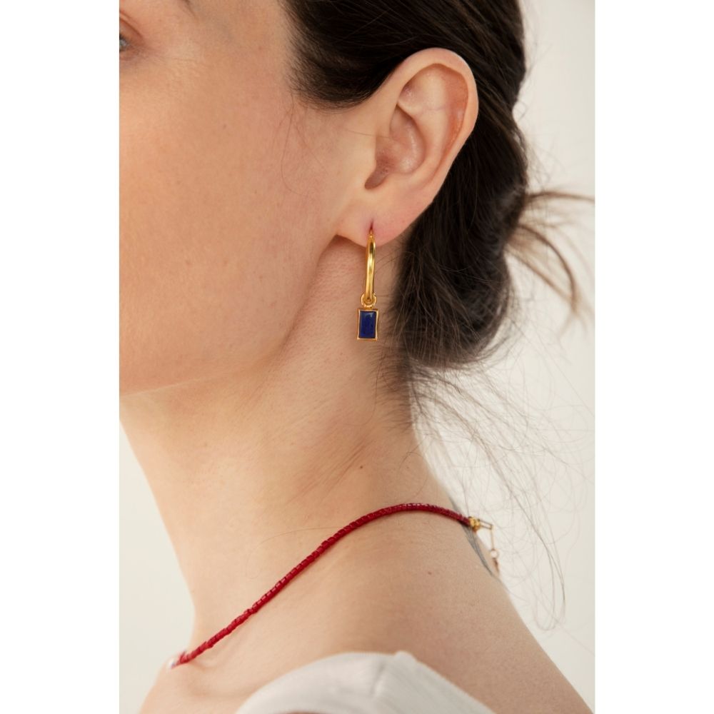 Helper Lapis Lazuli Earring Charm