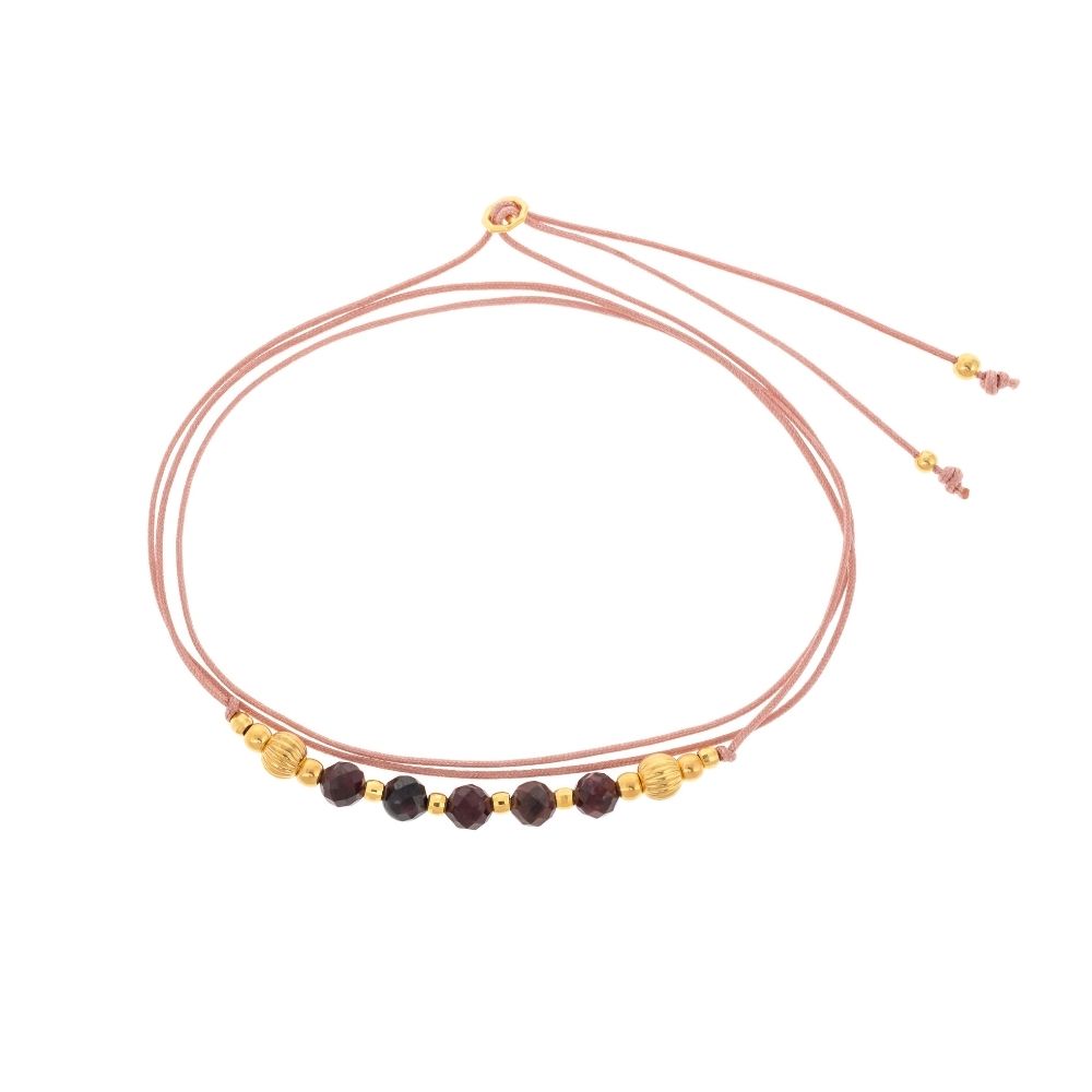 Inner Fire Garnet Bracelet